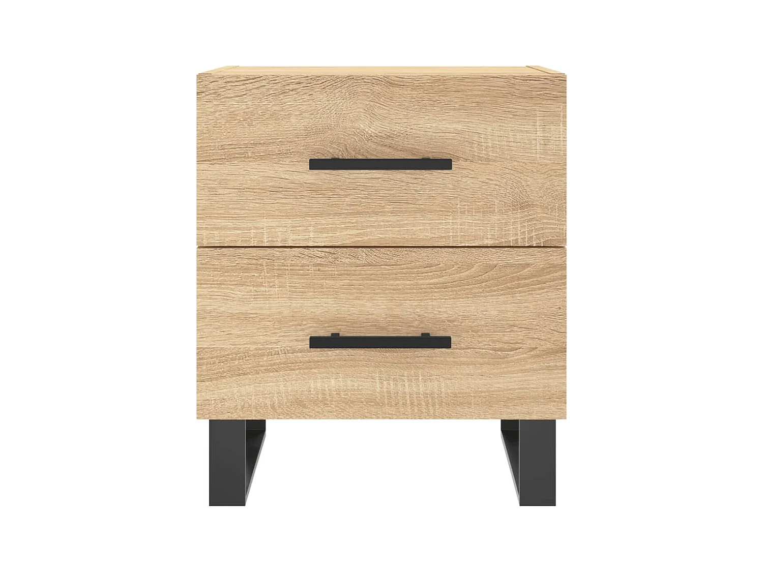 Cennet  Table de chevet chêne sonoma 40x35x47,5 cm bois d’ingénierie