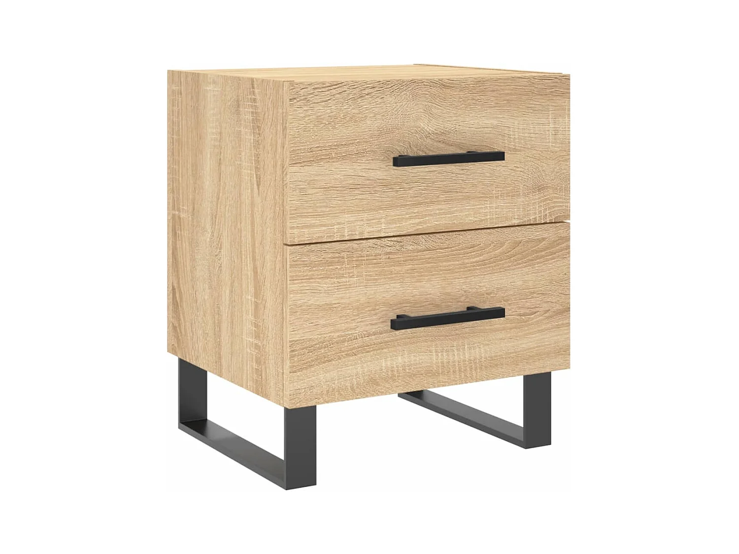Cennet  Table de chevet chêne sonoma 40x35x47,5 cm bois d’ingénierie