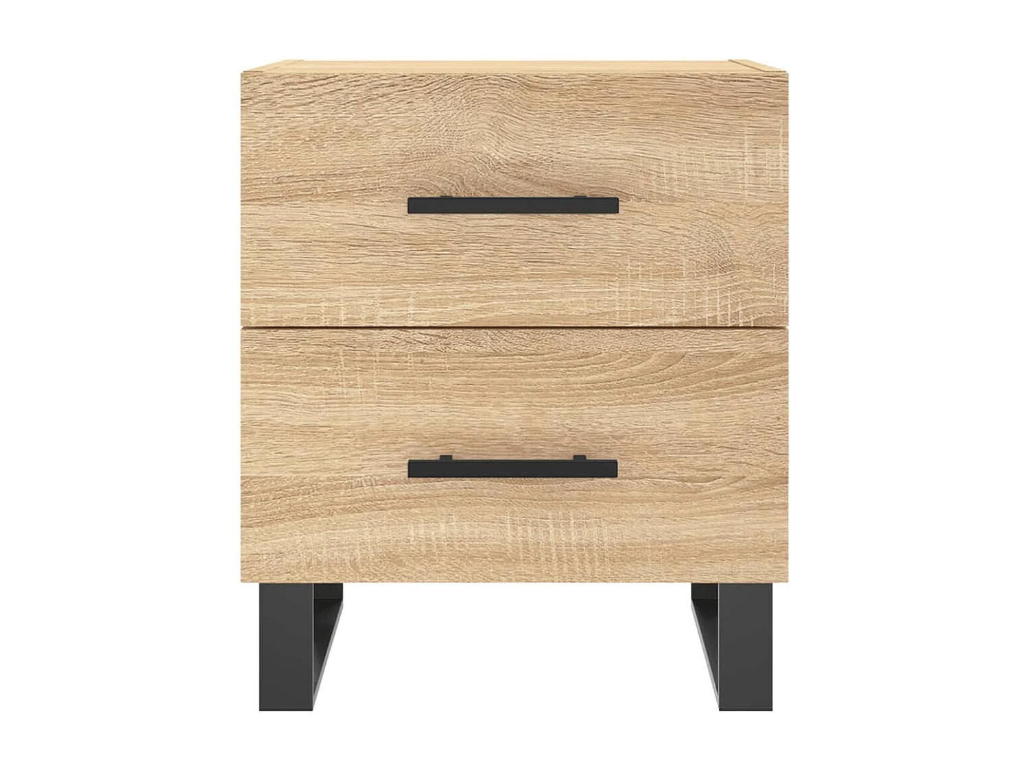 Cennet  Table de chevet chêne sonoma 40x35x47,5 cm bois d’ingénierie