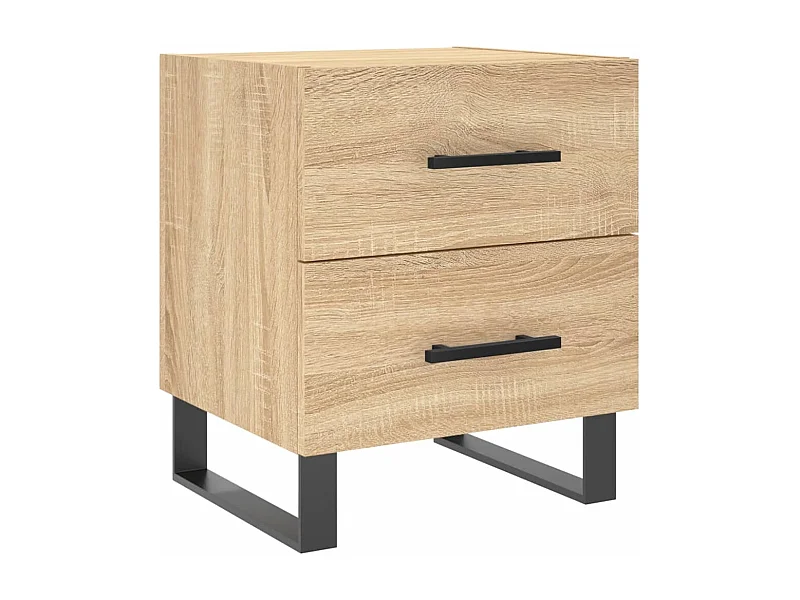 Cennet  Nachtkastje 40x35x47,5 cm bewerkt hout sonoma eikenkleurig