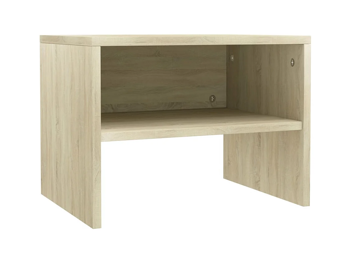 De Witt  Table de chevet chêne sonoma 40x30x30 cm Bois d'ingénierie