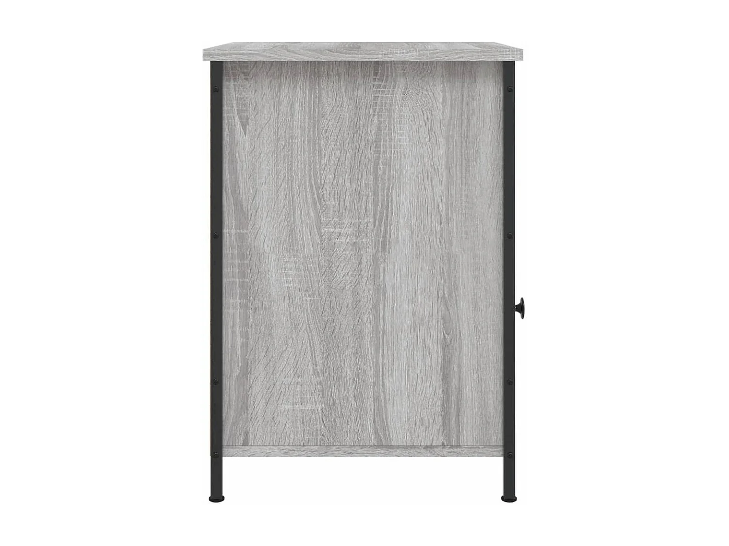 Qardir  Tables de chevet 2 pcs sonoma gris 40x42x60cm bois d'ingénierie