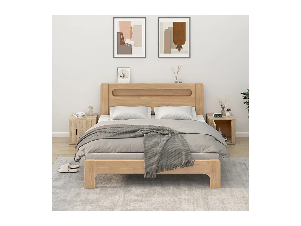 Quinty  Tables de chevet 2 pcs Chêne sonoma 50x39x47 cm