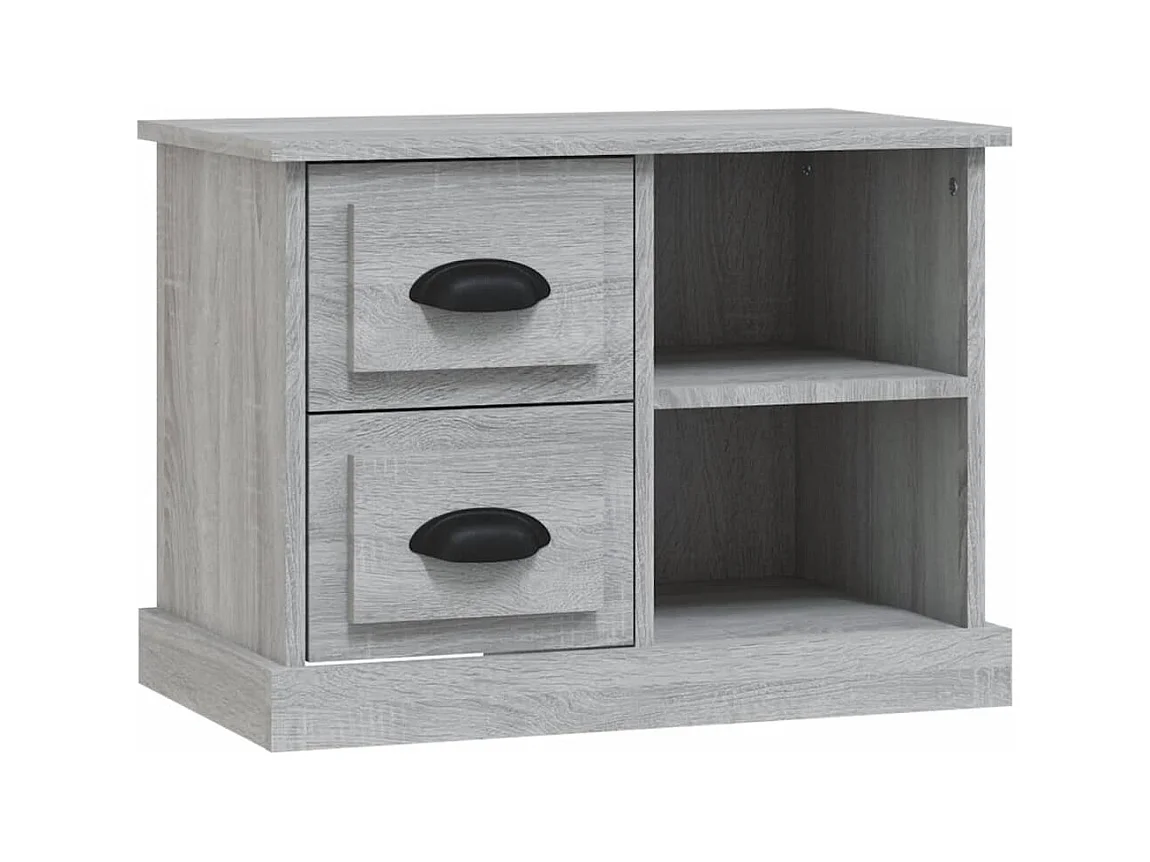 North Las Vegas  Table de chevet sonoma gris 60x35,5x45 cm