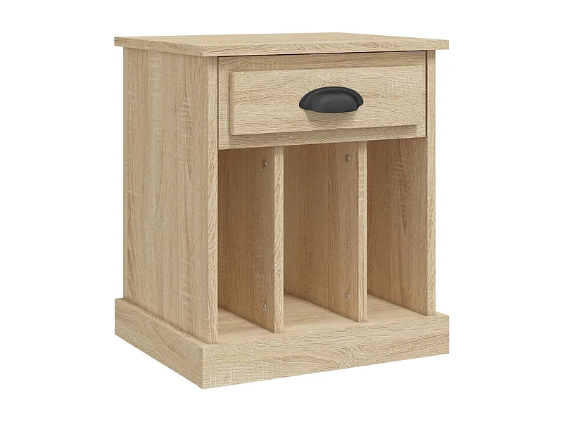 Verónica Paz  Table de chevet chêne sonoma 43x36x50 cm