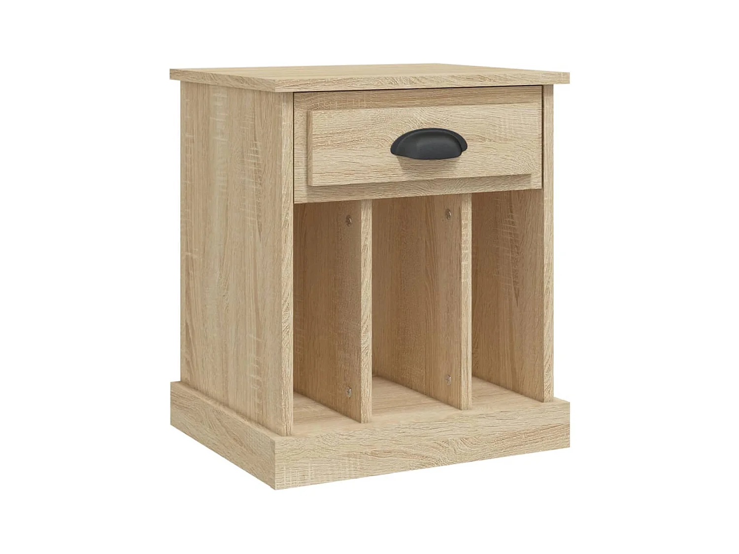 Verónica Paz  Table de chevet chêne sonoma 43x36x50 cm