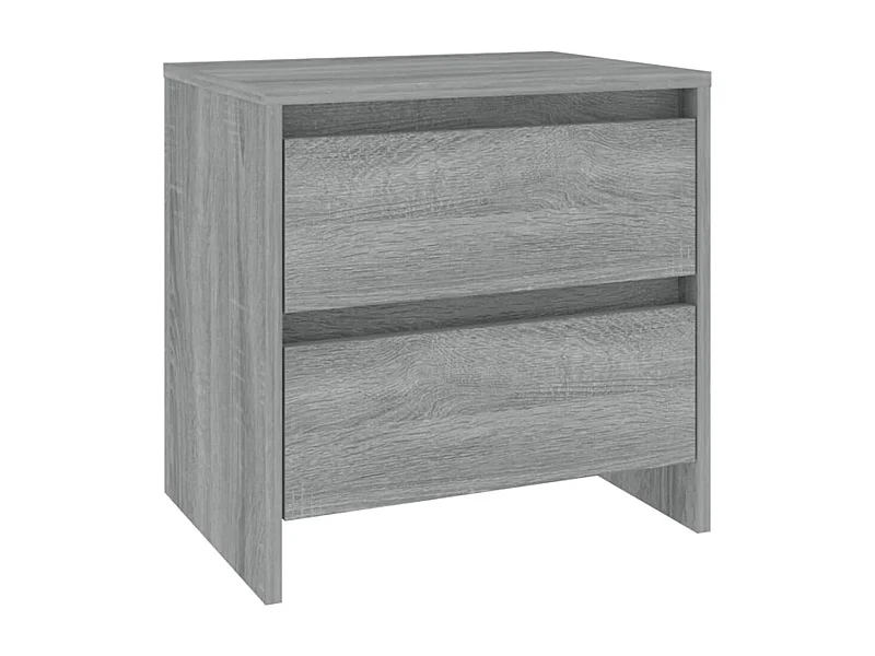 Robert  Table de chevet sonoma gris 45x34,5x44,5 cm bois d’ingénierie