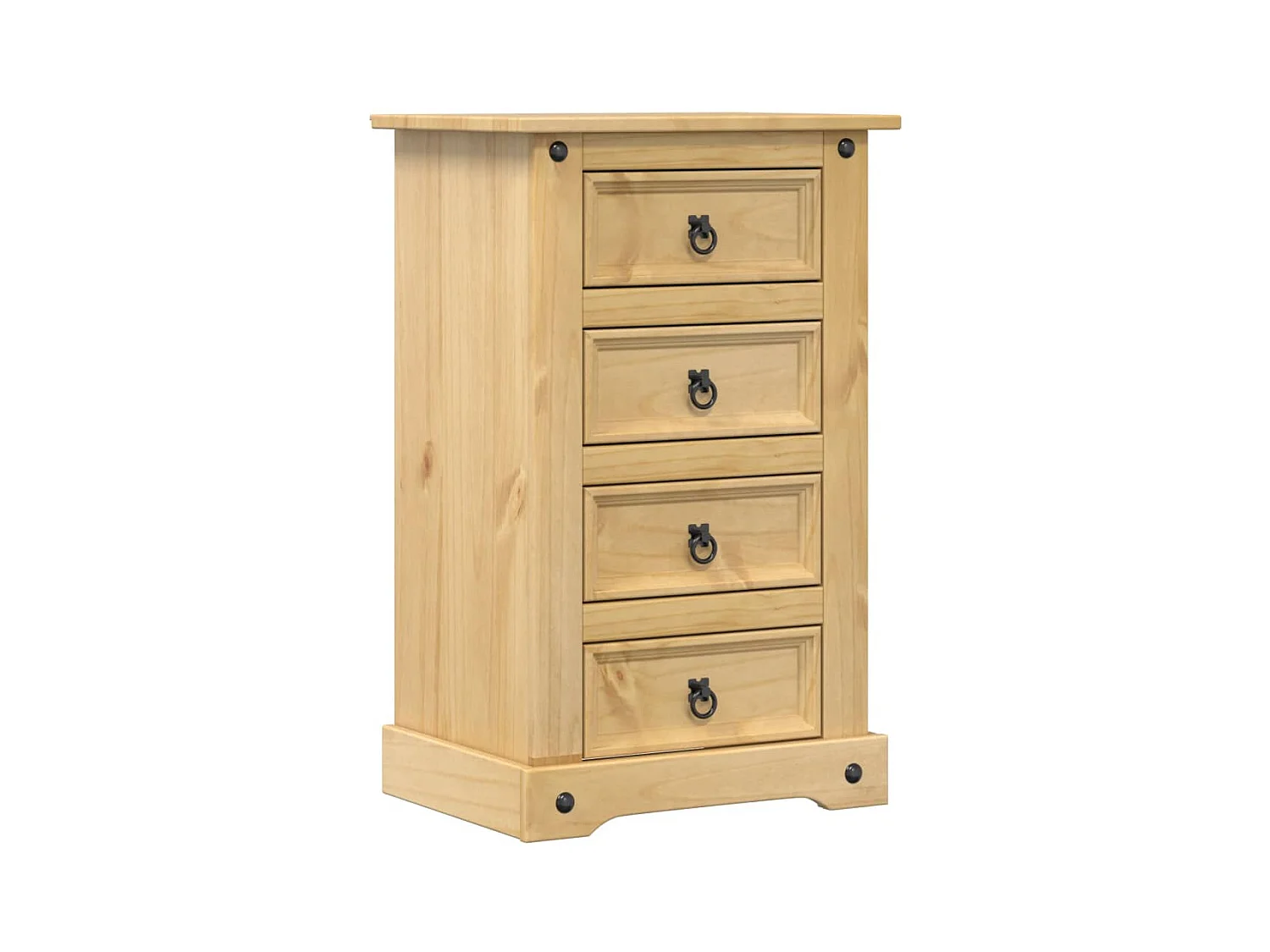 Garden Furniture -  Table de chevet Corona 53x39x84 cm bois de pin massif