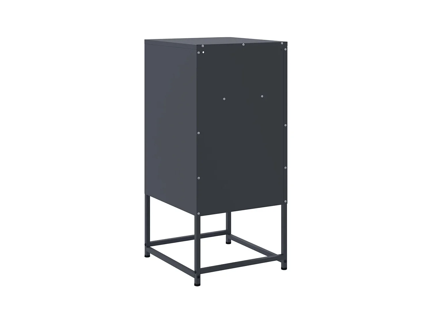 Jacek  Tables de chevet 2 pcs anthracite 36x39x78 cm acier