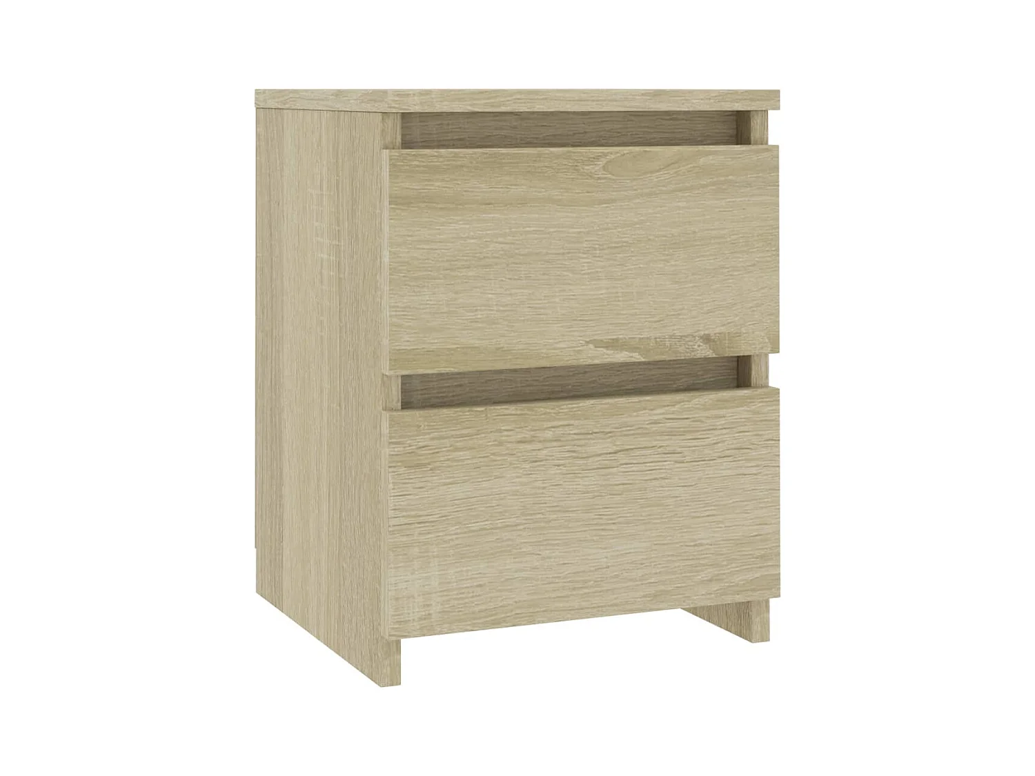 Cruz  Table de chevet Chêne sonoma 30x30x40 cm Bois d'ingénierie