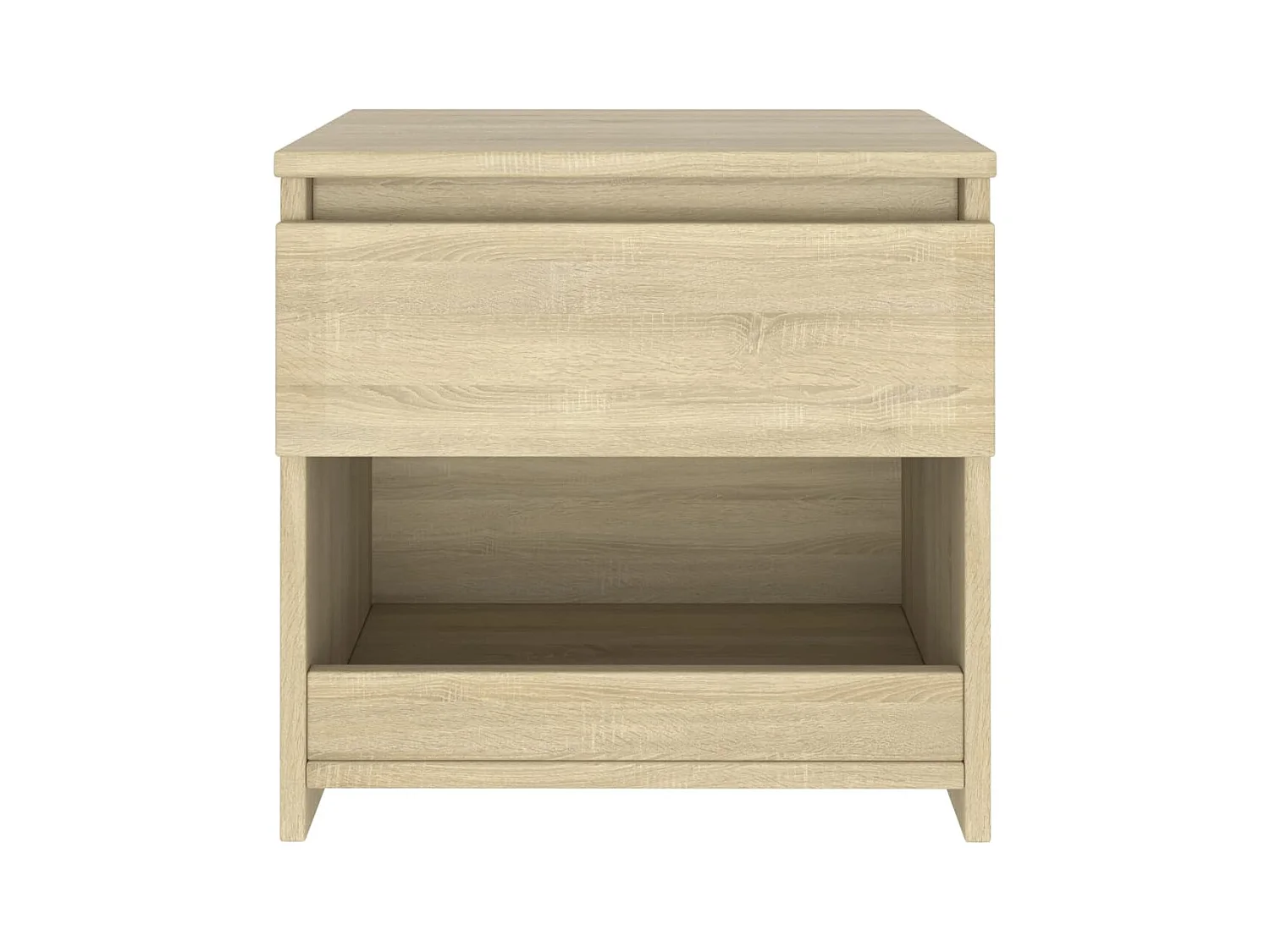 Elle  Tables de chevet 2 pcs Chêne sonoma 40x30x39 cm Aggloméré