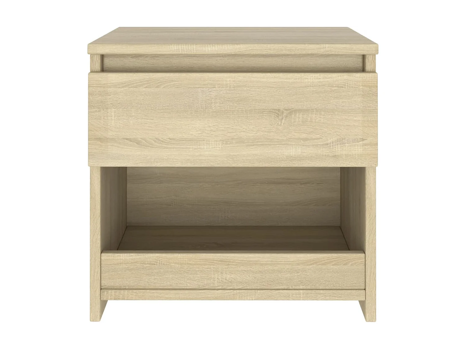 Elle  Tables de chevet 2 pcs Chêne sonoma 40x30x39 cm Aggloméré