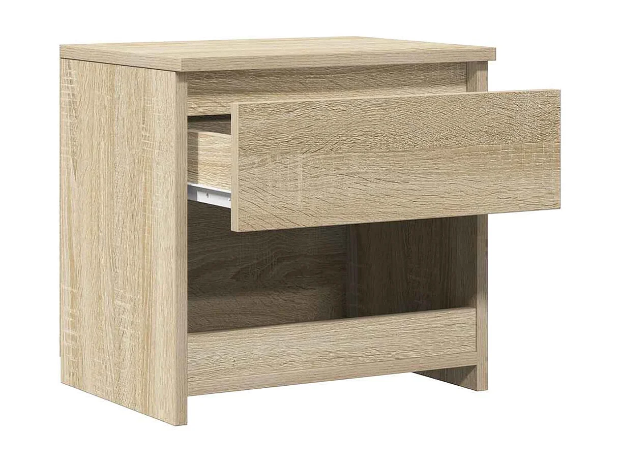 Elle  Tables de chevet 2 pcs Chêne sonoma 40x30x39 cm Aggloméré