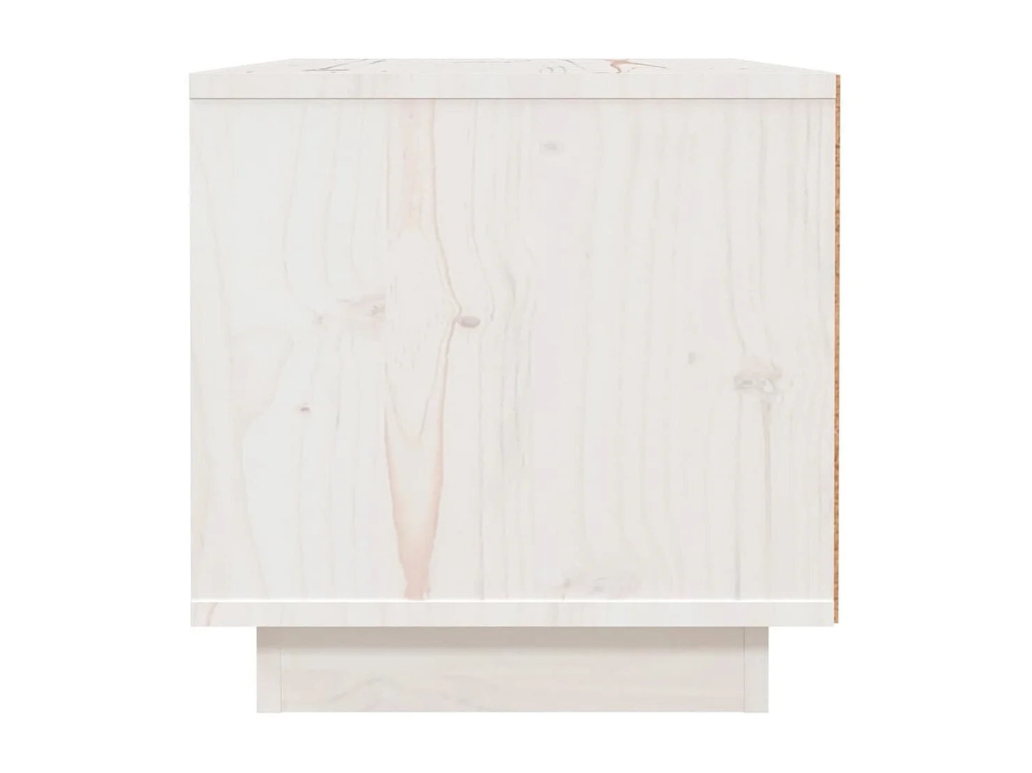 Ballston Lake  Tables de chevet 2 pcs Blanc 40x34x35 cm Bois de pin massif