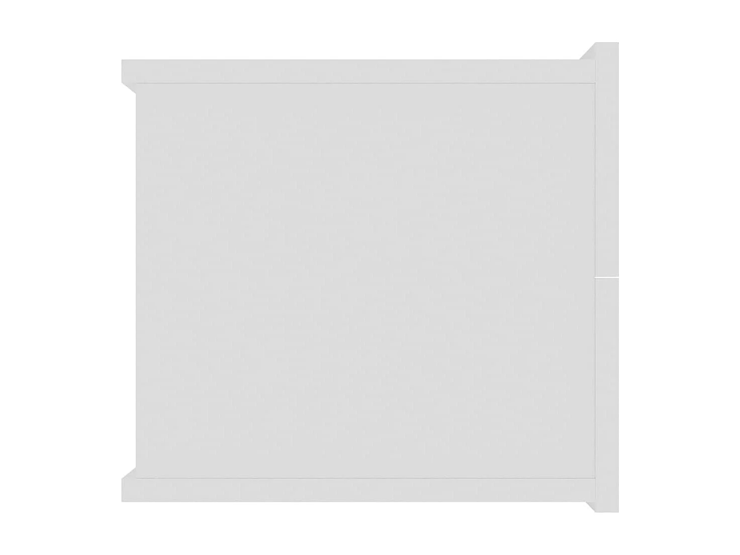 Ylöjärvi  Nachttisch Weiß 40x30x30 cm Holzwerkstoff