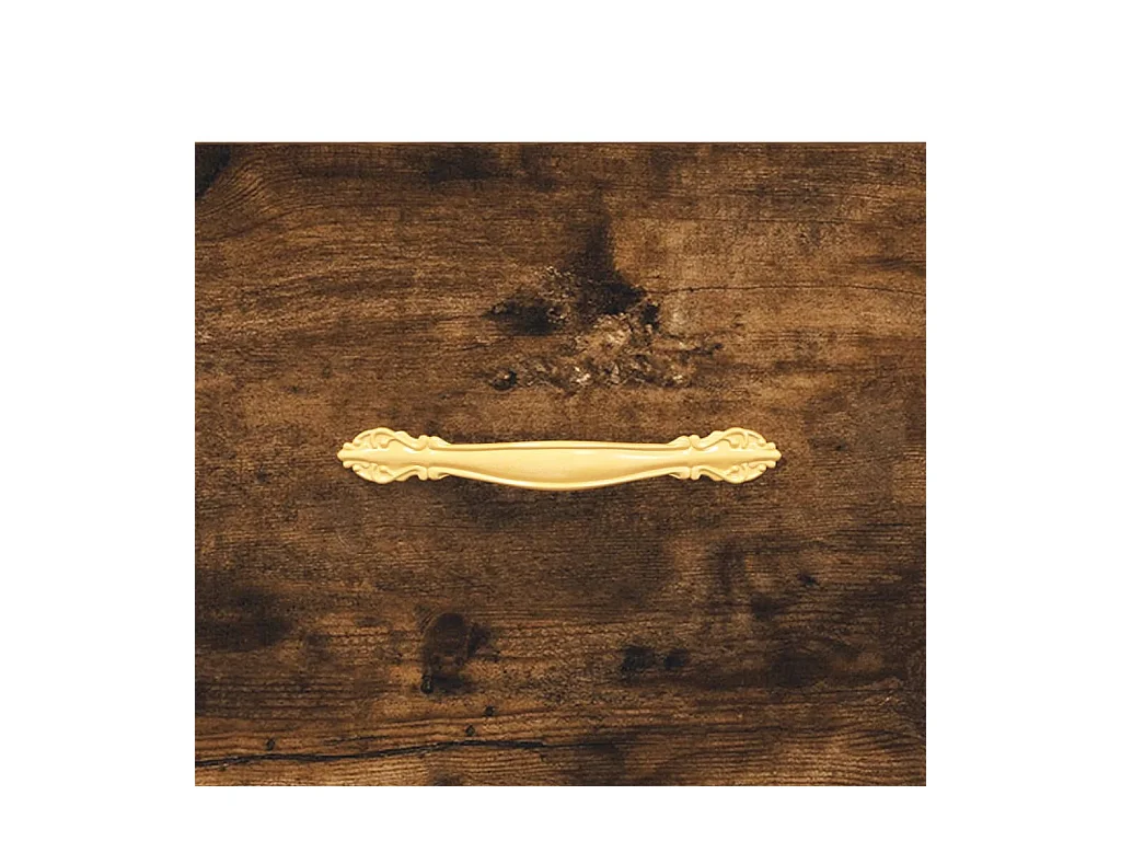 Leidir  Table de chevet chêne fumé 40x35x47,5 cm bois d’ingénierie