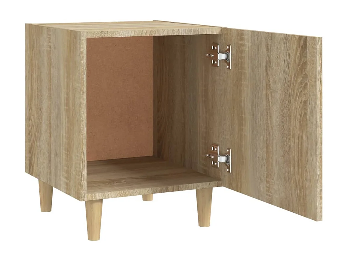 Oupeye  Table de chevet Chêne sonoma Bois d'ingénierie