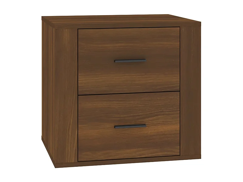 Melinda  Table de chevet Chêne marron 50x39x47 cm