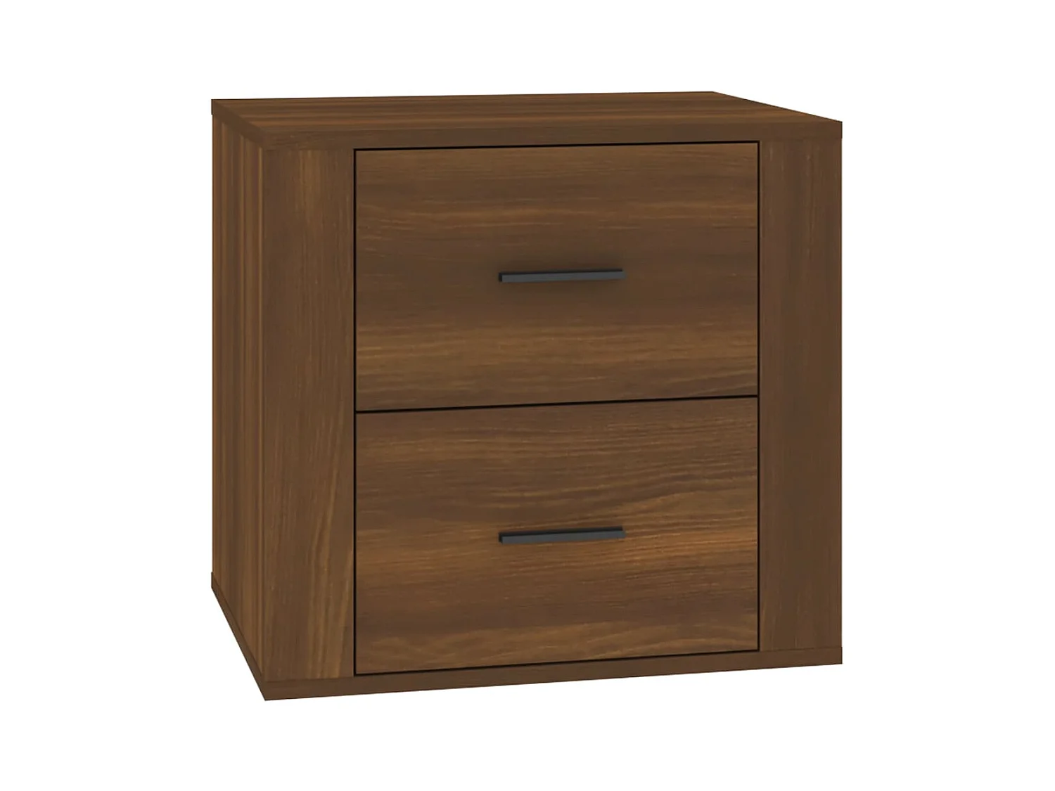 Melinda  Table de chevet Chêne marron 50x39x47 cm