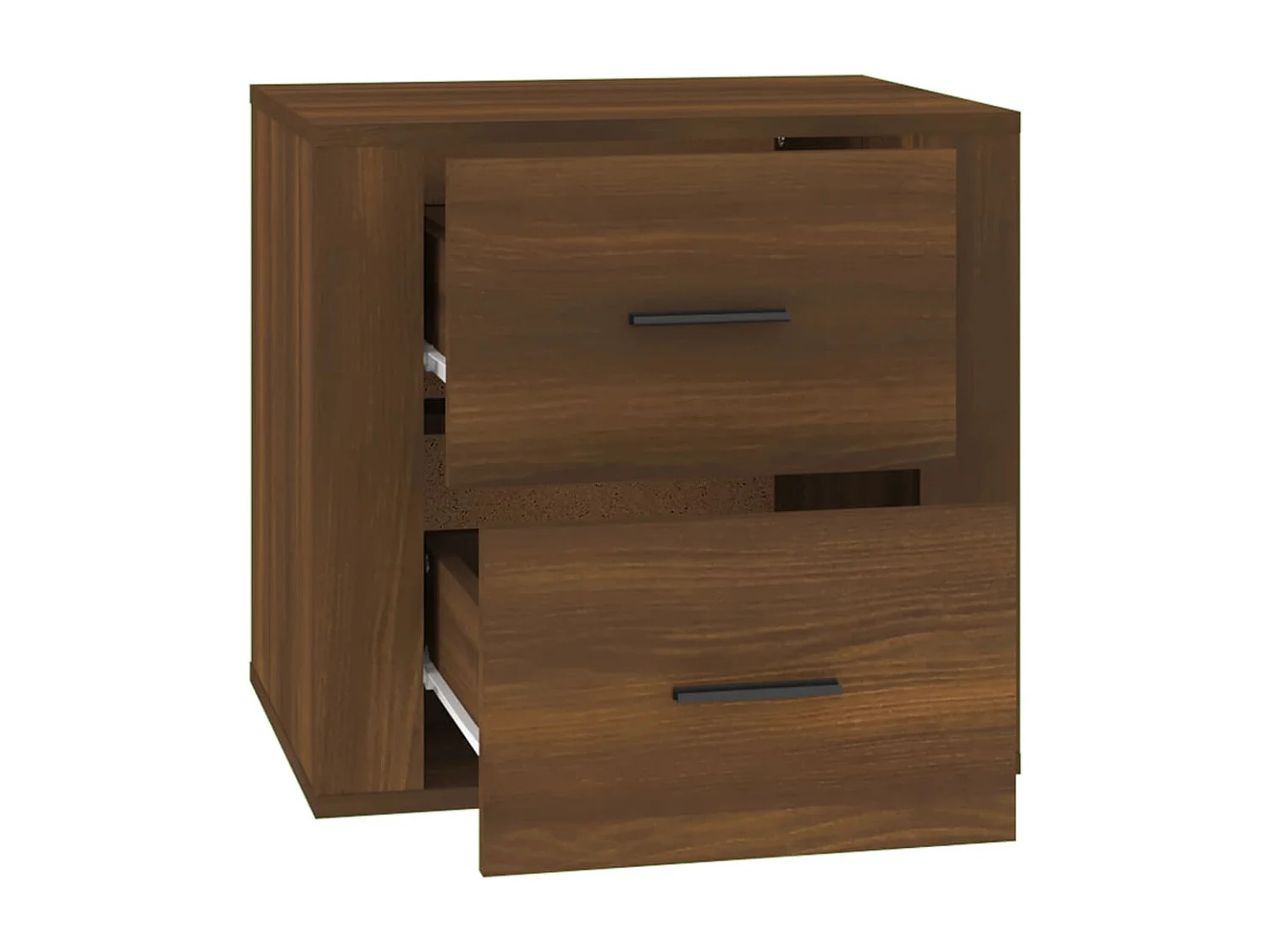 Melinda  Table de chevet Chêne marron 50x39x47 cm