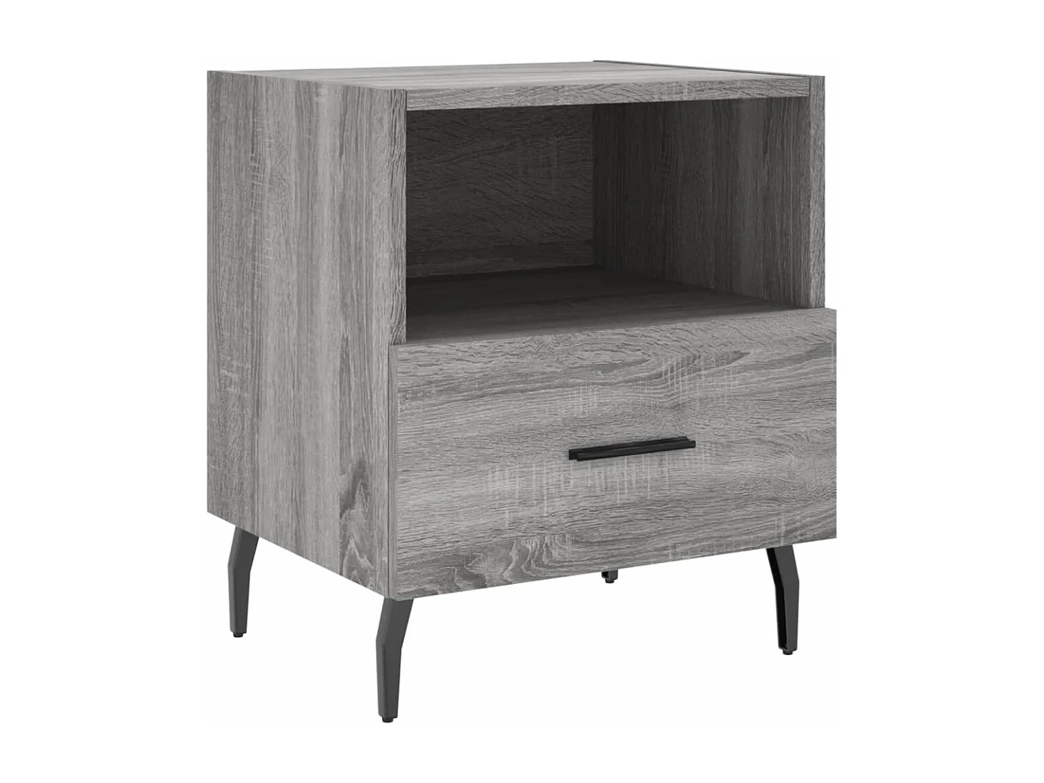 Conflans-Sainte-Honorine  Tables de chevet 2 pcs sonoma gris 40x35x47,5 cm