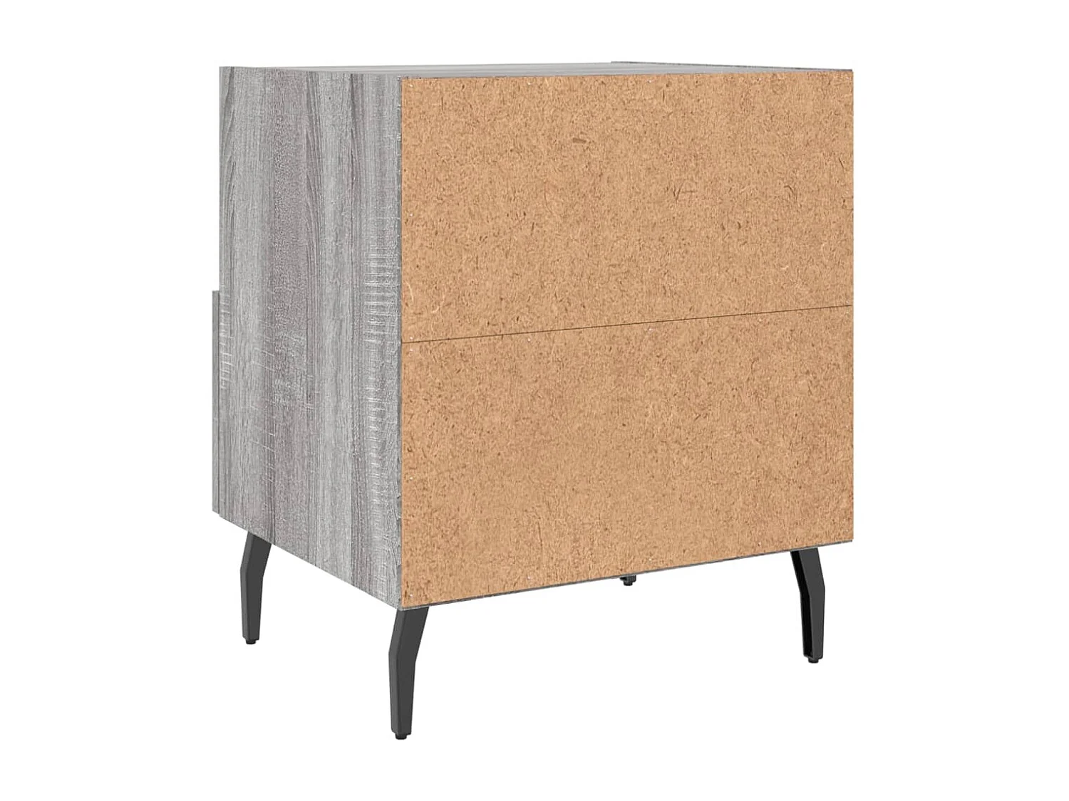 Conflans-Sainte-Honorine  Tables de chevet 2 pcs sonoma gris 40x35x47,5 cm