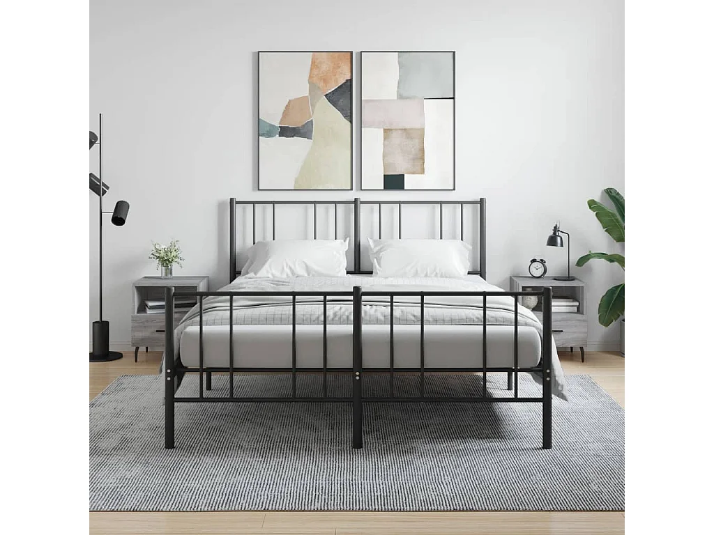 Conflans-Sainte-Honorine  Comodini 2 pz Grigio Sonoma 40x35x47,5 cm in Legno Multistrato