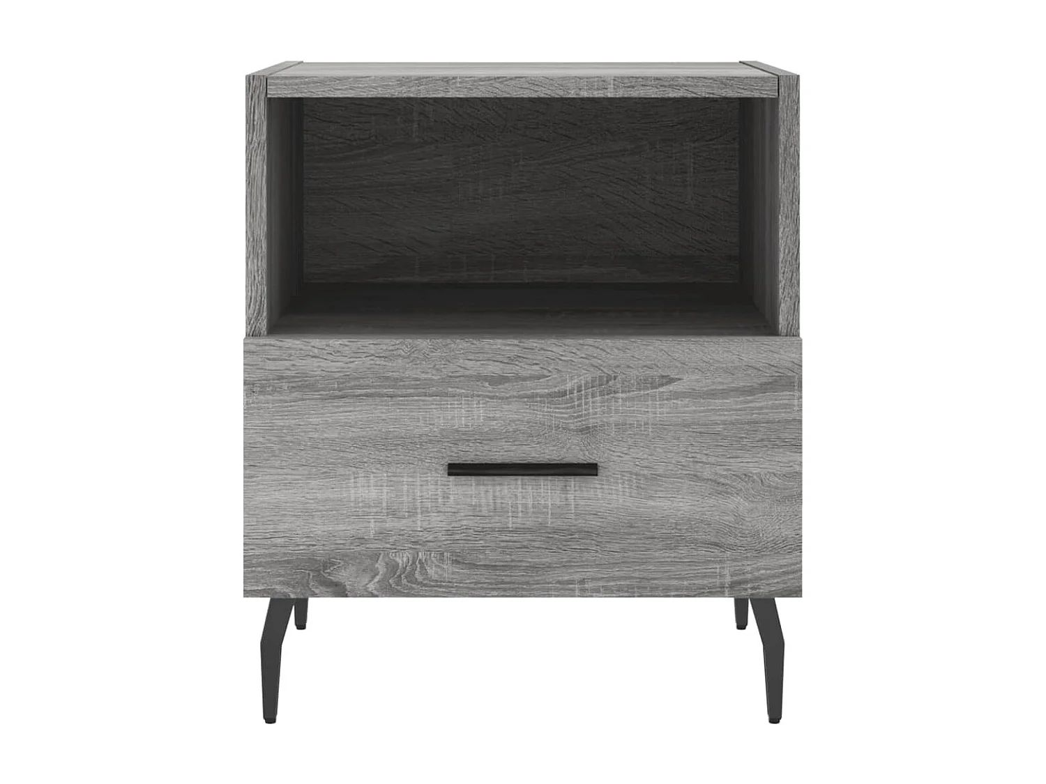 Conflans-Sainte-Honorine  Comodini 2 pz Grigio Sonoma 40x35x47,5 cm in Legno Multistrato