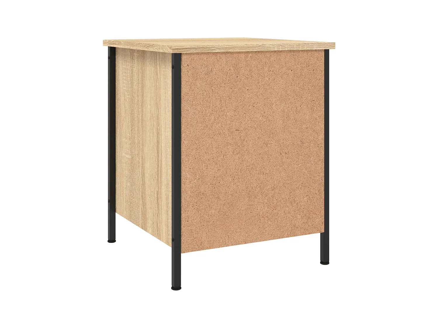 Tobia  Tables de chevet 2 pcs chêne sonoma 40x42x50 cm bois ingénierie