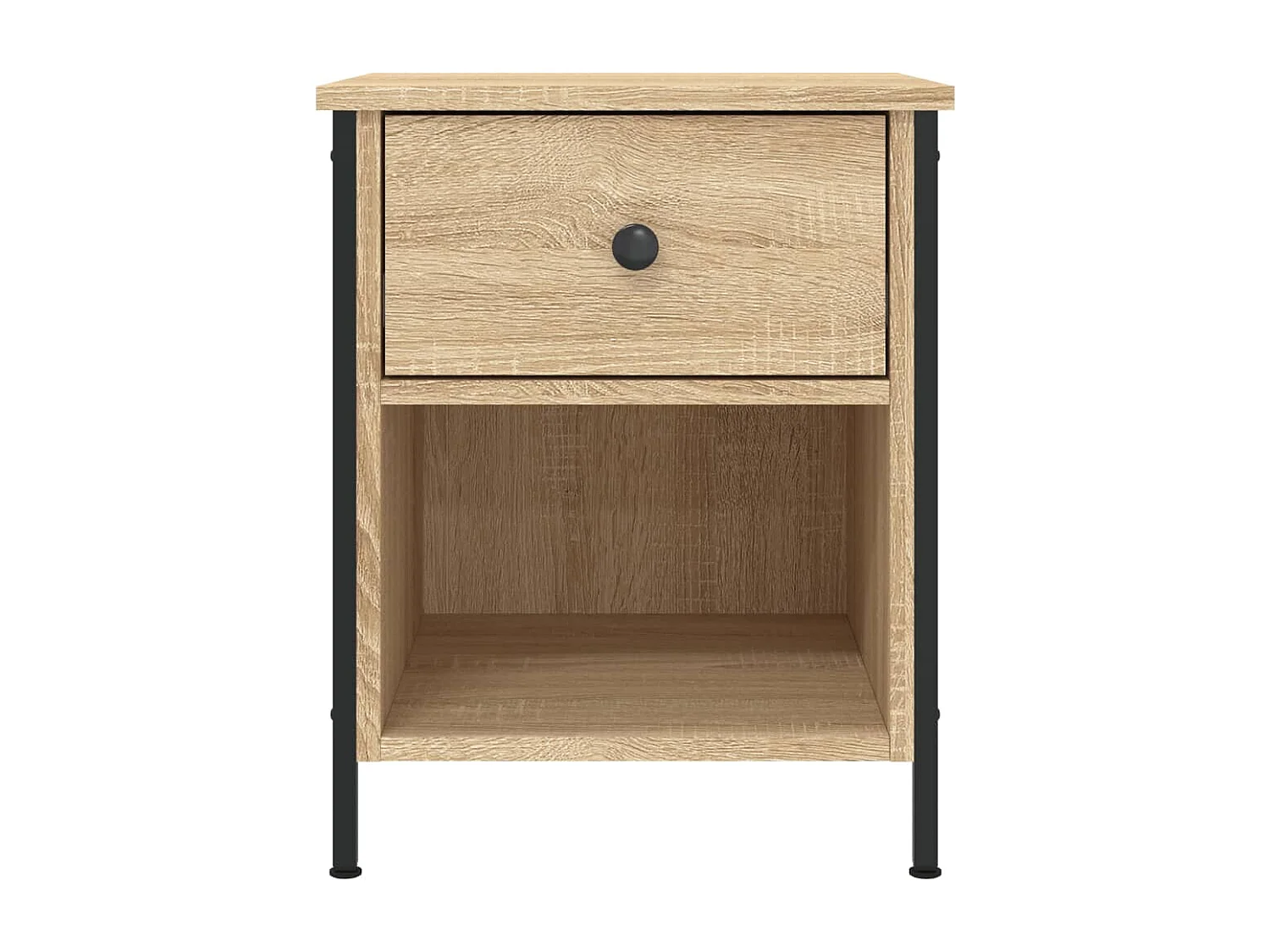 Tobia  Tables de chevet 2 pcs chêne sonoma 40x42x50 cm bois ingénierie