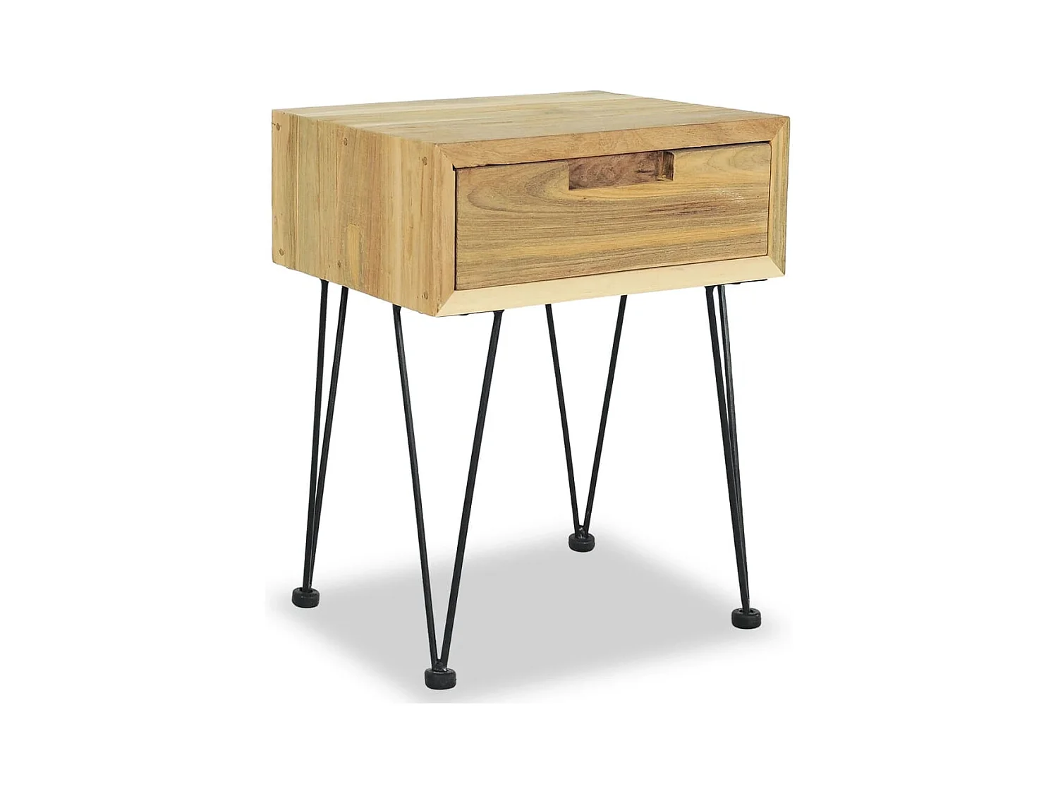 Garden Furniture -  Comodino 40x30x50 cm in Legno Massello di Teak