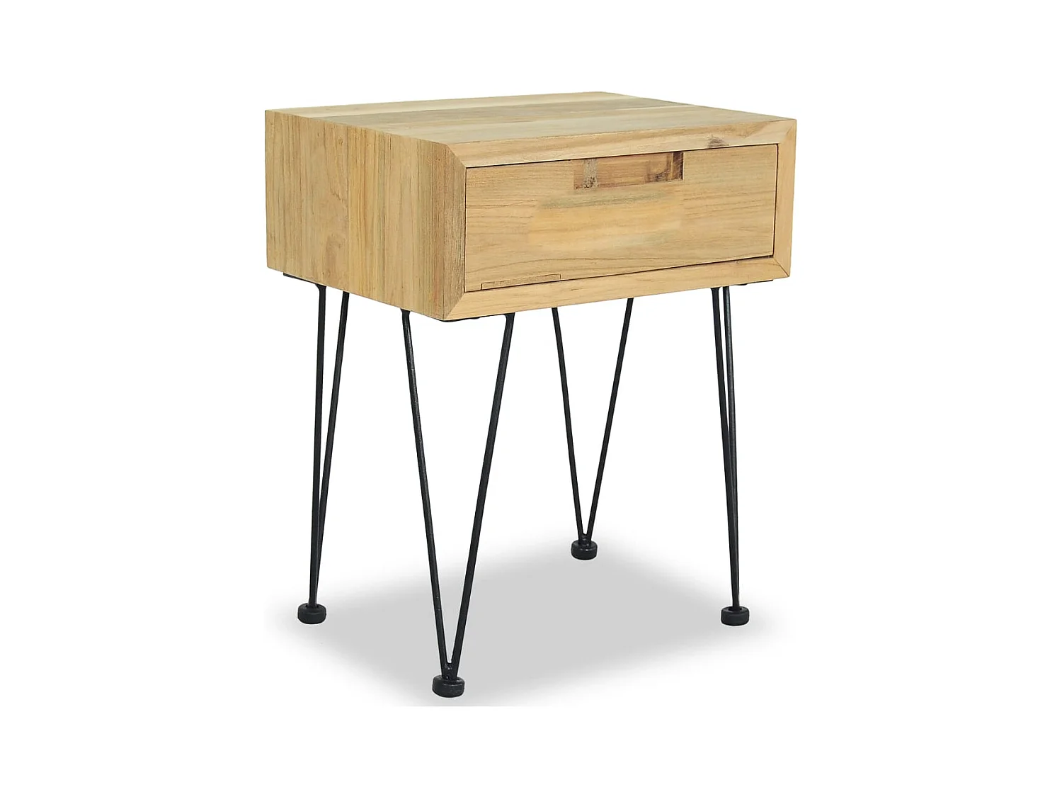 Garden Furniture -  Comodino 40x30x50 cm in Legno Massello di Teak