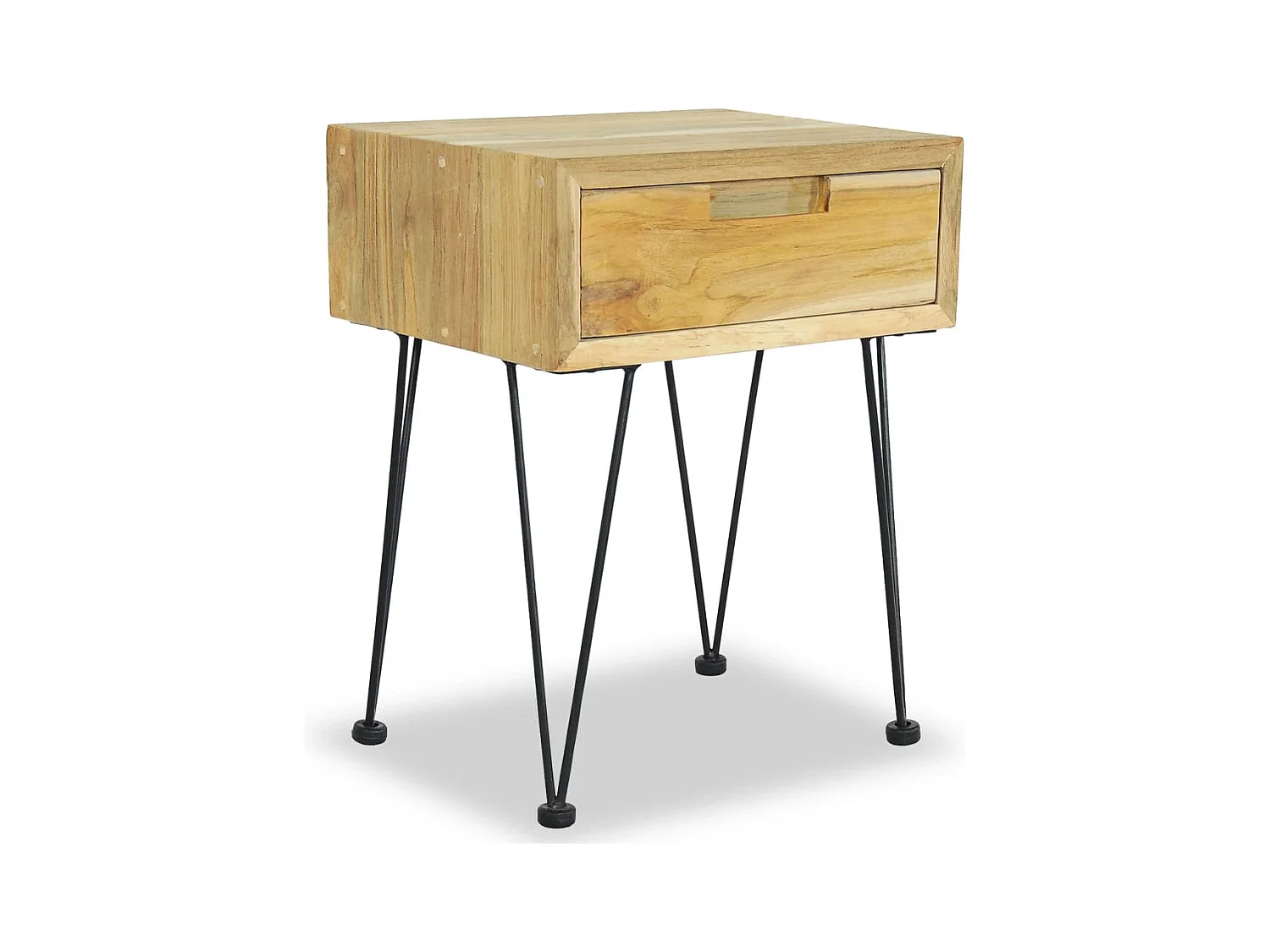 Garden Furniture -  Comodino 40x30x50 cm in Legno Massello di Teak