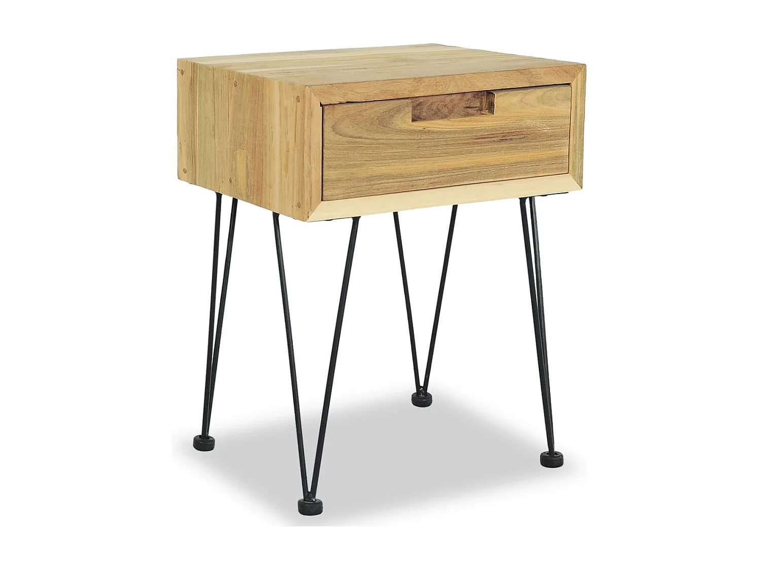 Garden Furniture -  Comodino 40x30x50 cm in Legno Massello di Teak