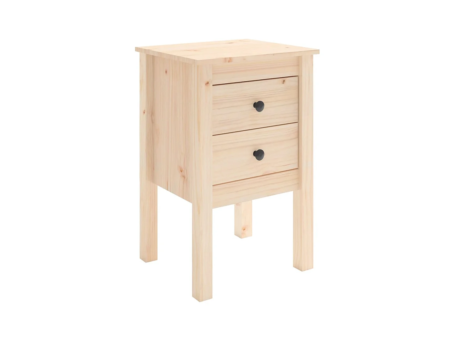 Kettering  Table de chevet 40x35x61,5 cm Bois de pin massif