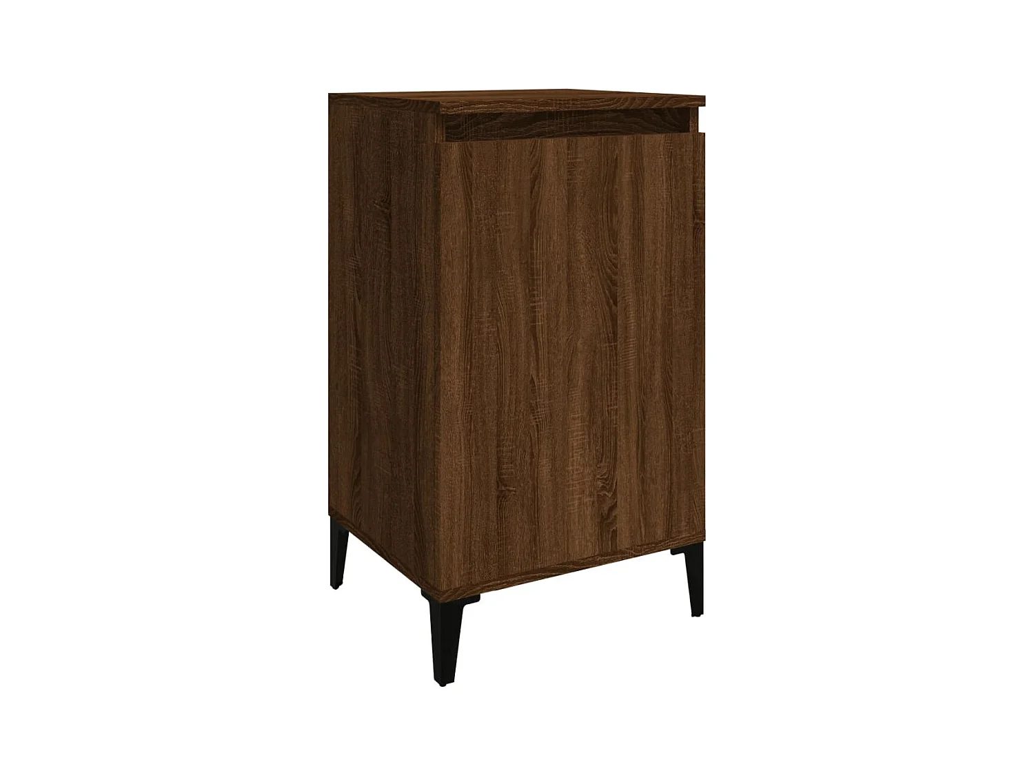 Riley Mae  Comodino Rovere Marrone 40x35x70 cm in Legno Multistrato
