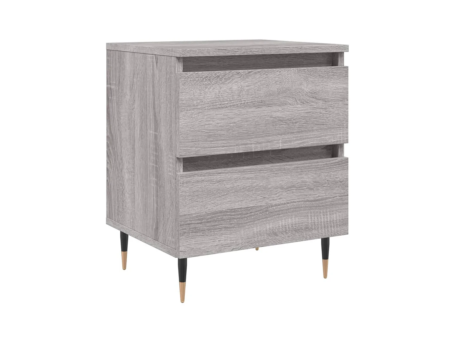 Tjeerd-Jan  Table de chevet sonoma gris 40x35x50 cm bois d’ingénierie