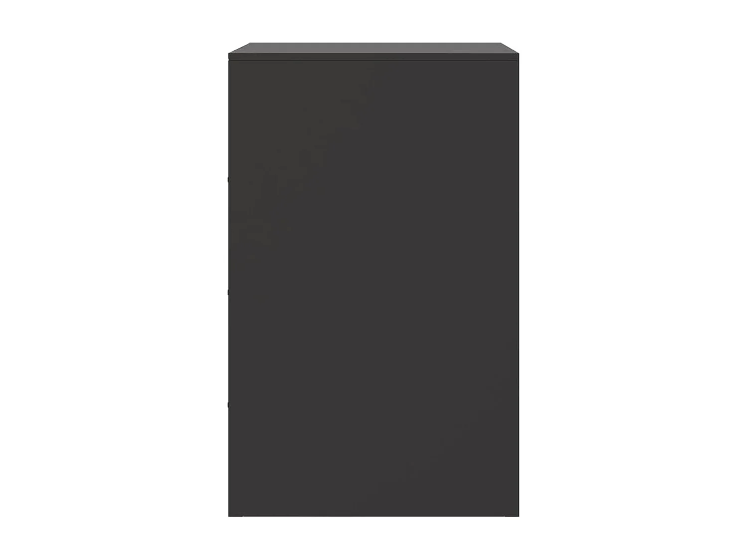 Hereford  Table de chevet noir 34,5x39x62 cm acier