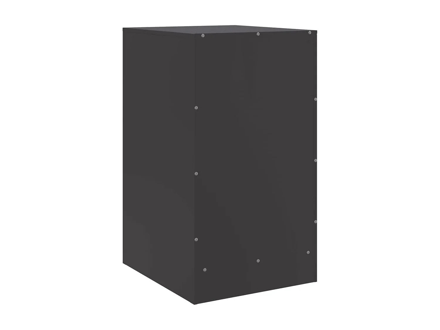 Hereford  Table de chevet noir 34,5x39x62 cm acier