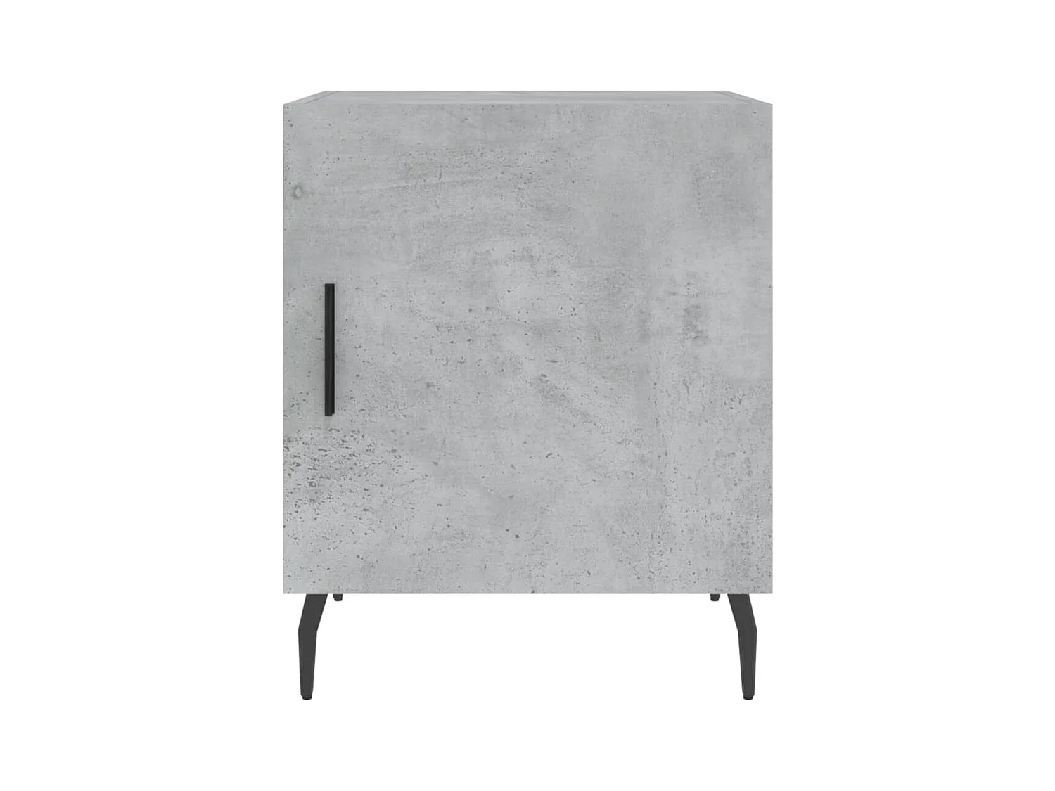 Volda  Comodino Grigio Cemento 40x40x50 cm in Legno Multistrato