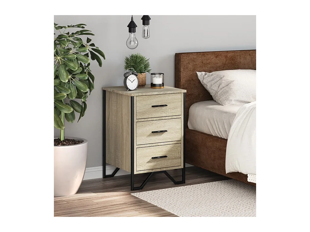 Mario  Nachttisch Sonoma-Eiche 40x41x60 cm Holzwerkstoff