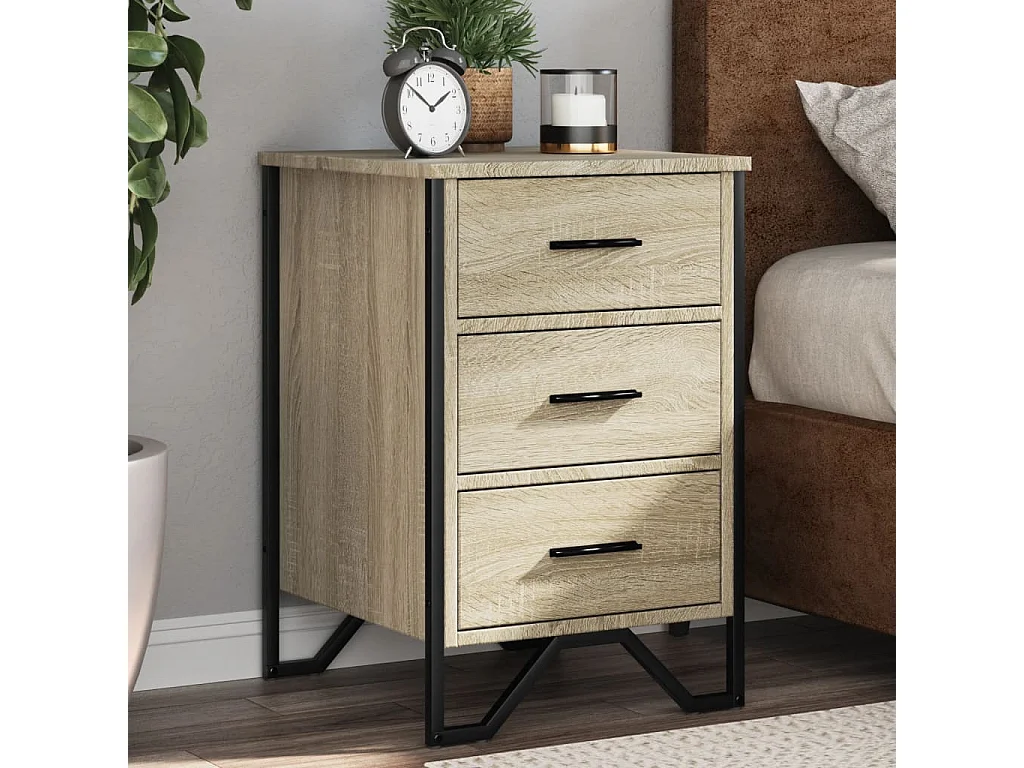 Mario  Nachttisch Sonoma-Eiche 40x41x60 cm Holzwerkstoff