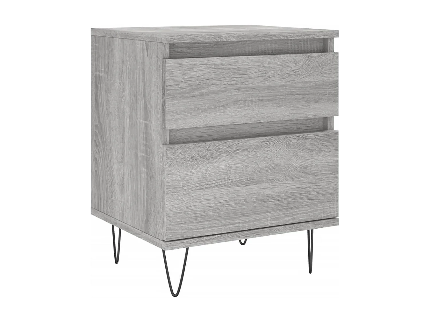 Prolenta Premium -  Table de chevet sonoma gris 40x35x50 cm bois d’ingénierie