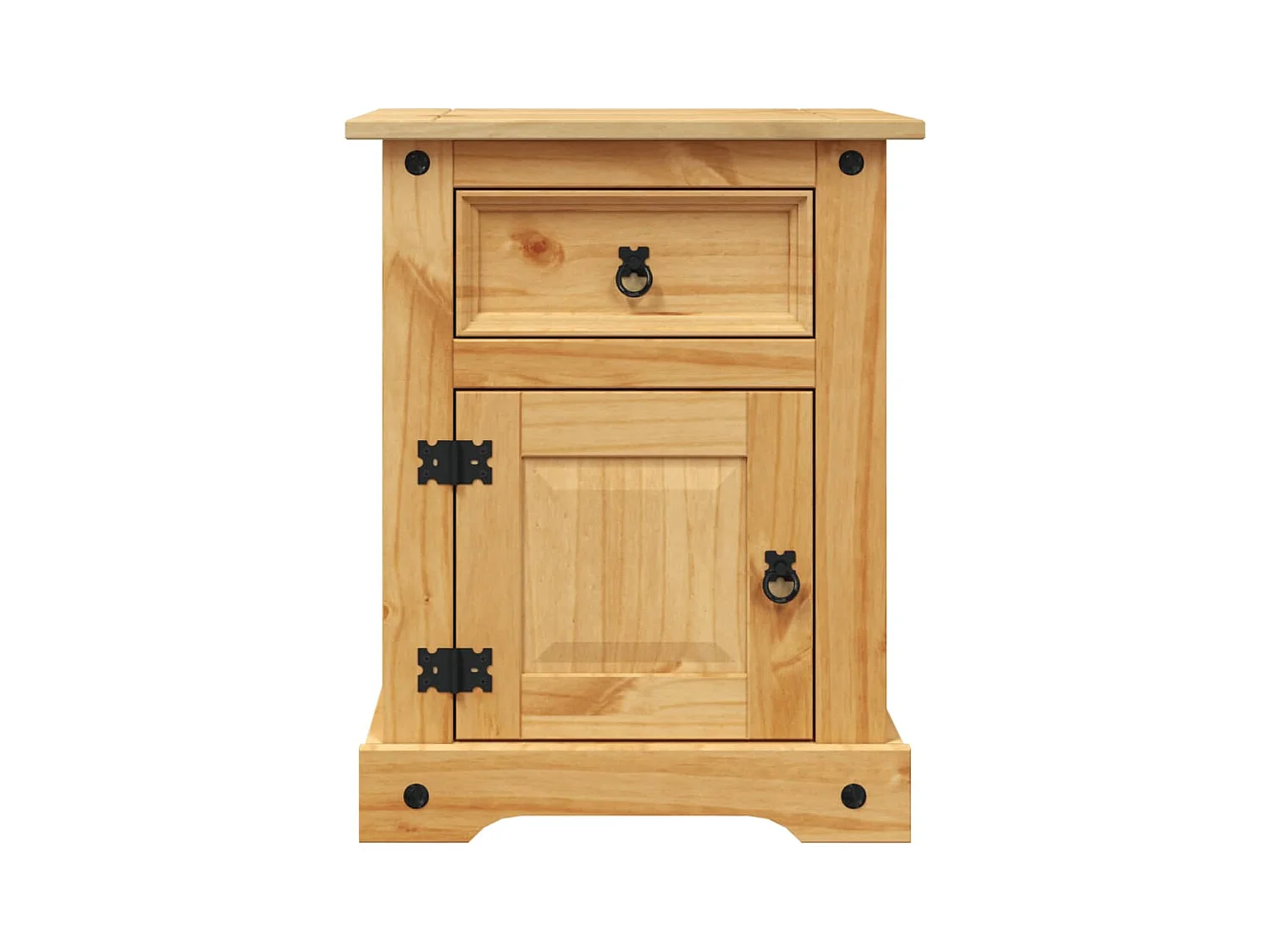 Grindir  Nachtkastje Mexicaans grenenhout Corona-stijl 53x39x66 cm