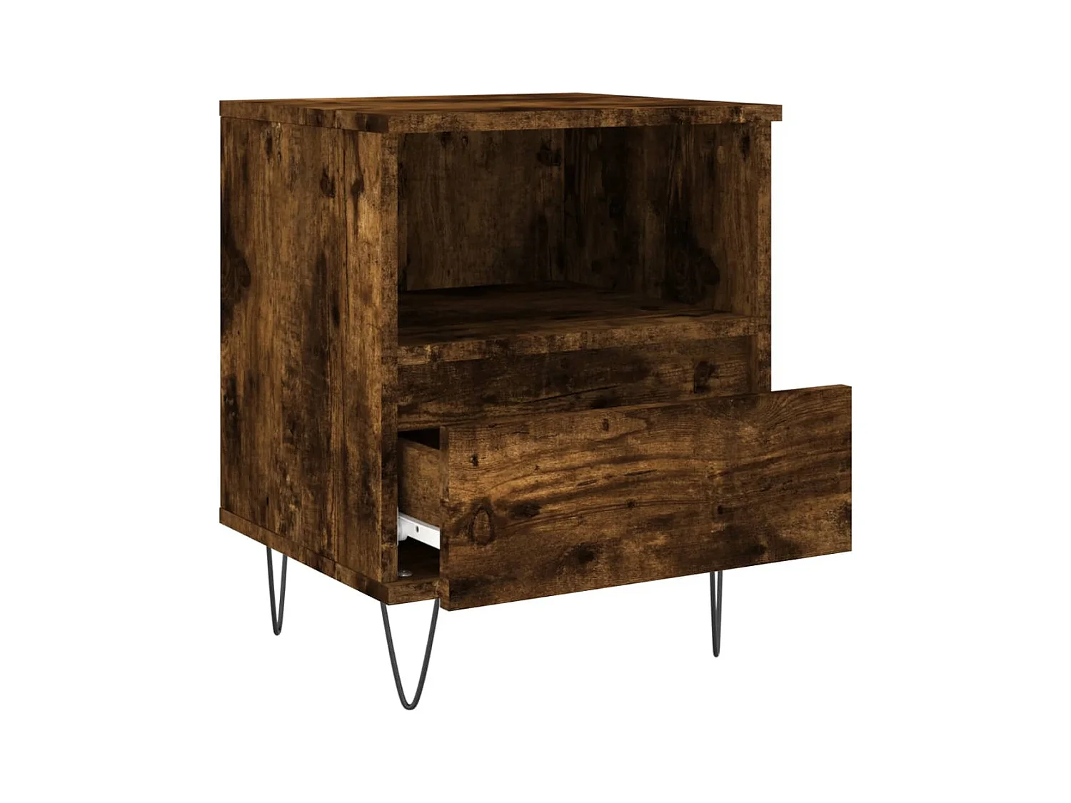 Hulst  Tables de chevet 2 pcs chêne fumé 40x35x50 cm bois ingénierie