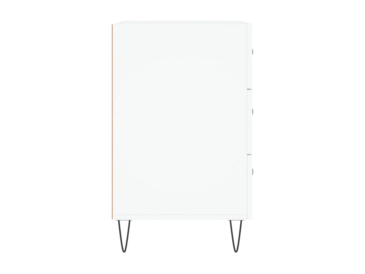 Cumming  Nachtkastje 40x40x66 cm bewerkt hout wit