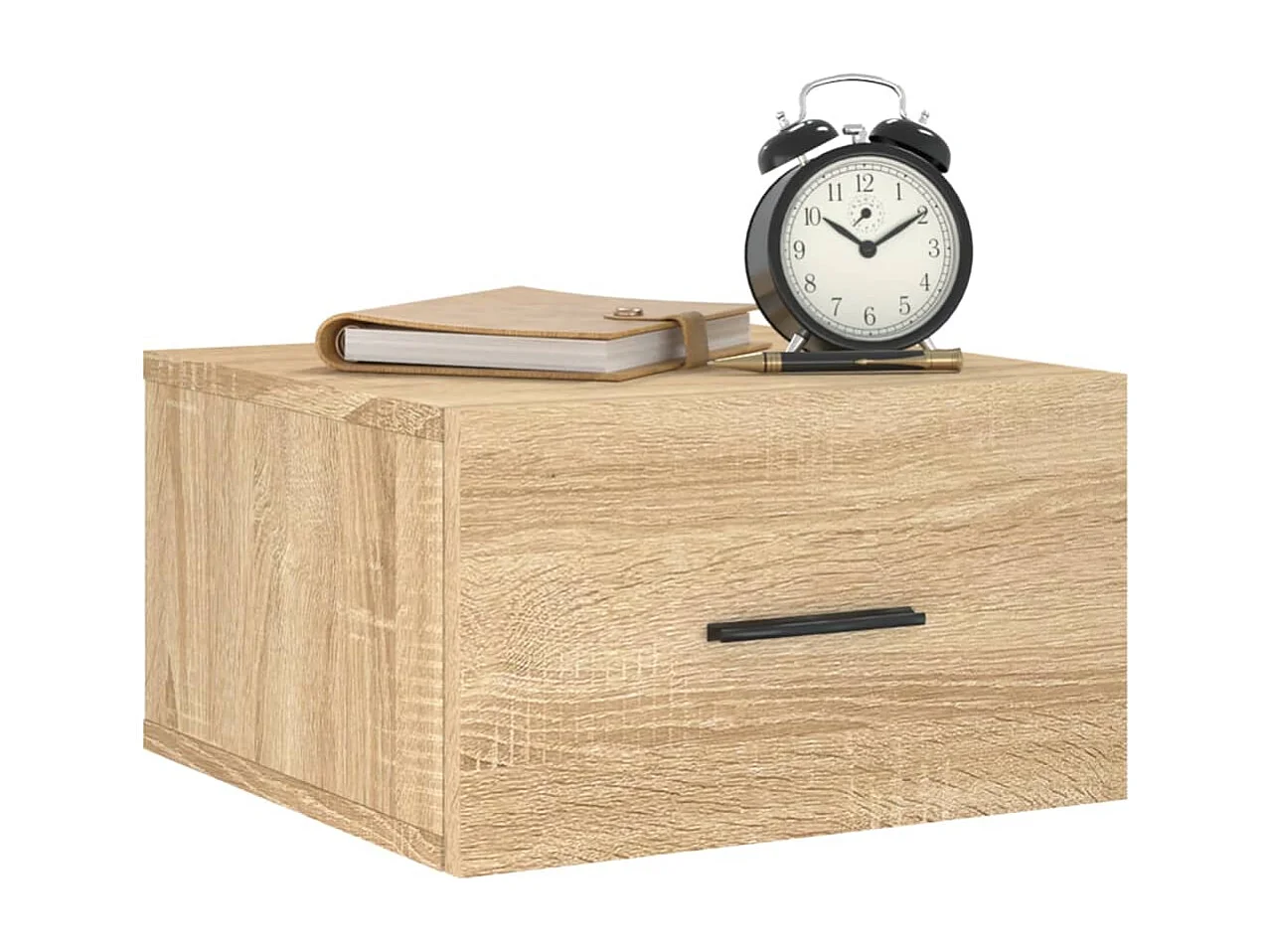 Ulfvin  Tables de chevet murales 2 pcs chêne sonoma 35x35x20 cm