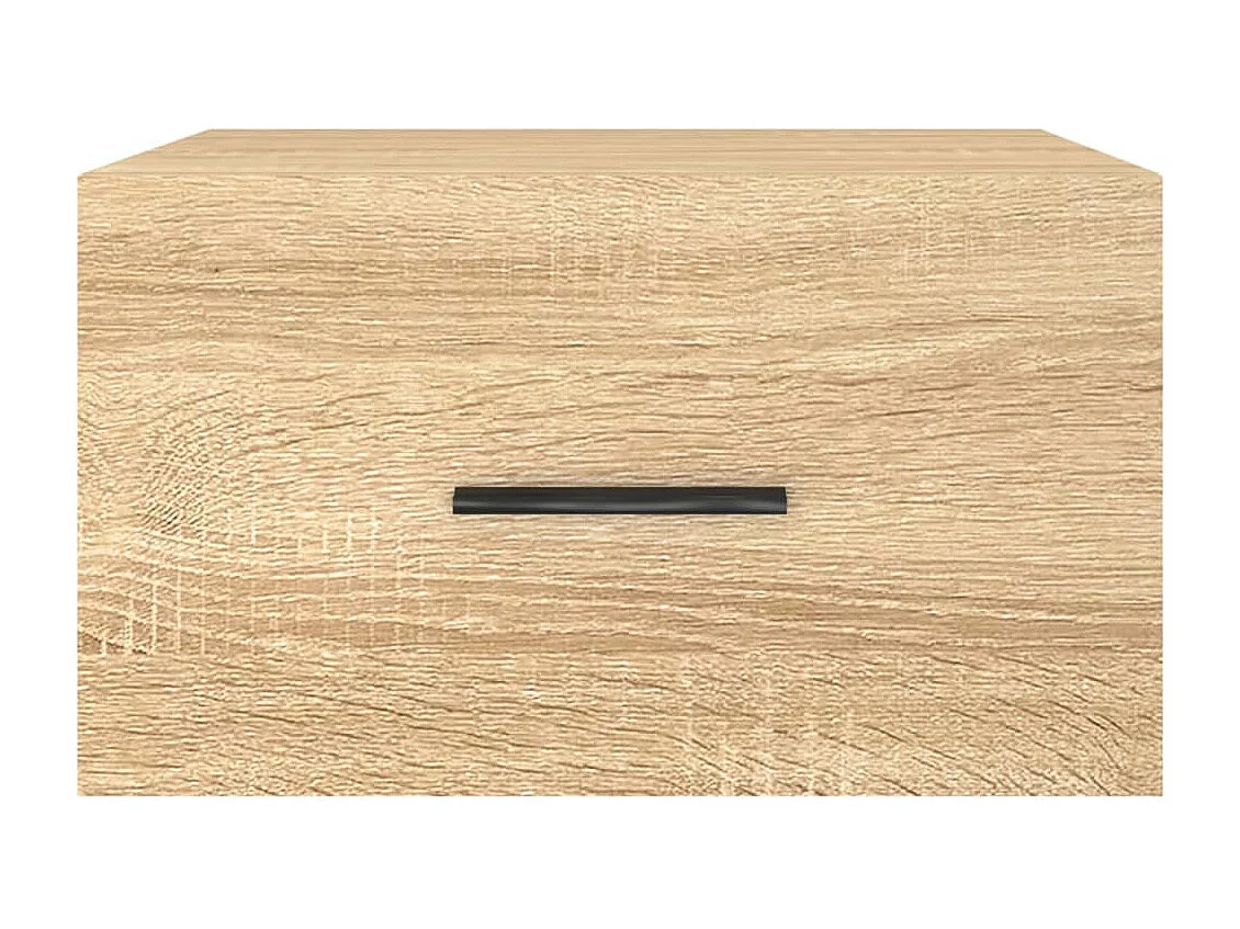 Ulfvin  Tables de chevet murales 2 pcs chêne sonoma 35x35x20 cm