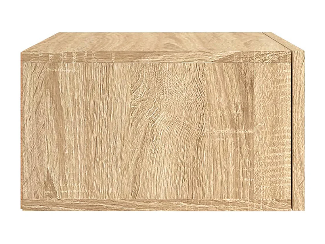 Ulfvin  Tables de chevet murales 2 pcs chêne sonoma 35x35x20 cm
