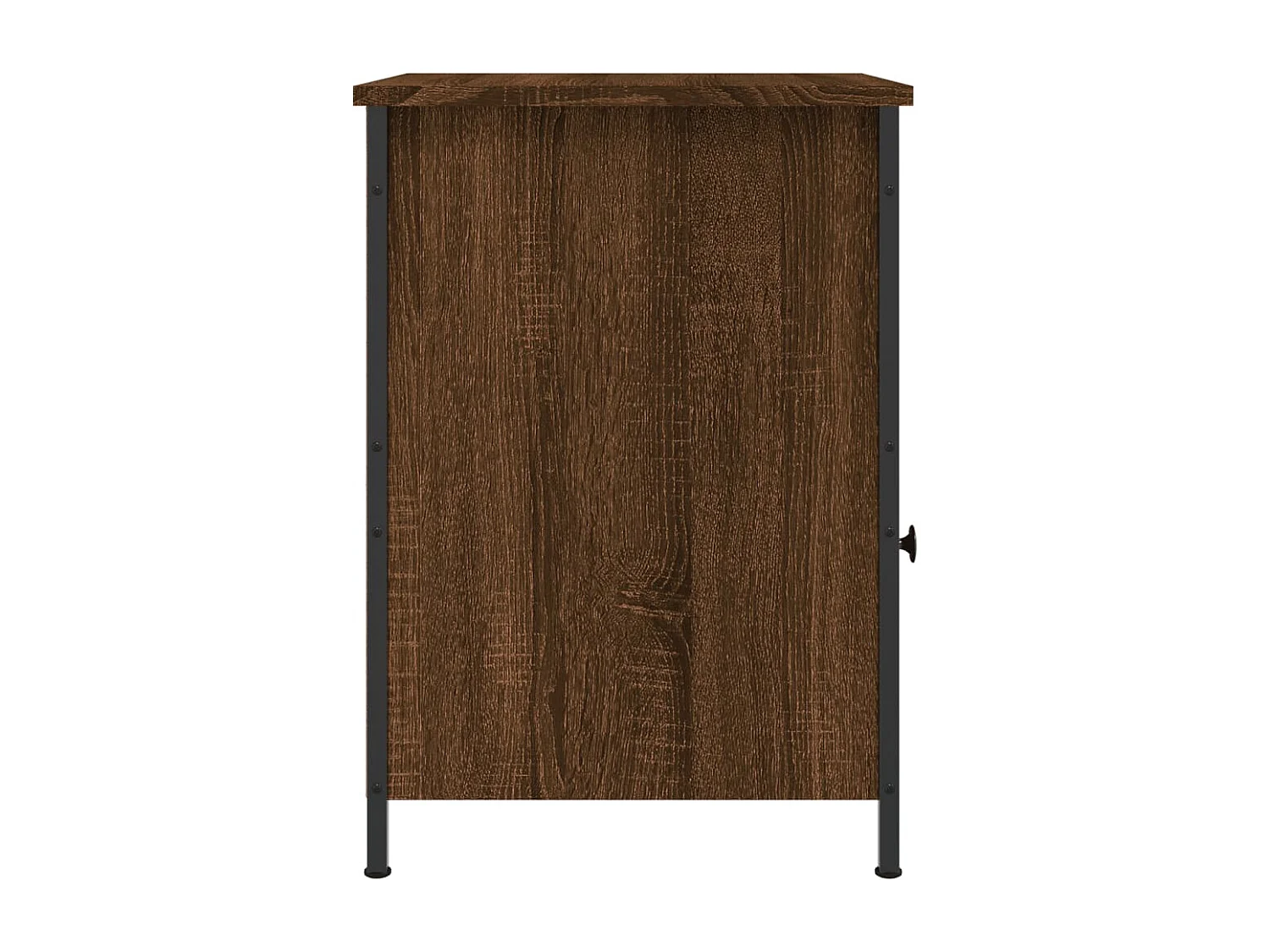 Lindra  Comodini Rovere Marrone 2 pz 40x42x60 cm Legno Multistrato